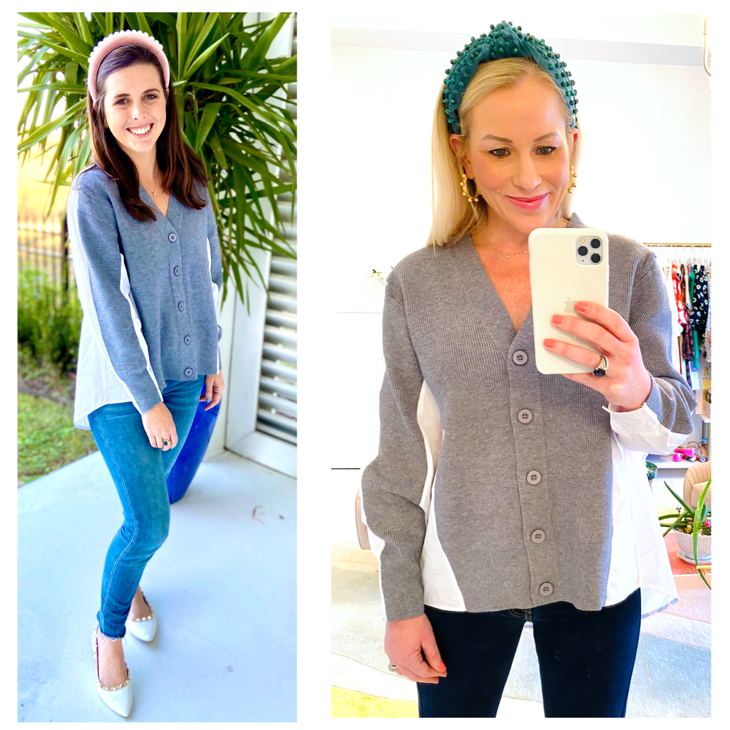 High low cardigan online