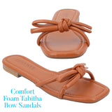 Comfort Foam Tabitha Double Bow Sandals