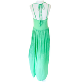 Green Pleated Barcelona Dress & Sweater Set (sold together)