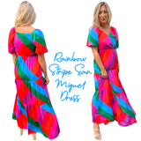 Rainbow Stripe San Miguel Dress