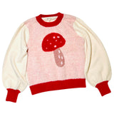 Geraldine Fuzzy Mushroom Sweater