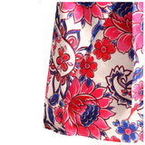 Red & Ivory Floral Tie Front Asha Dress