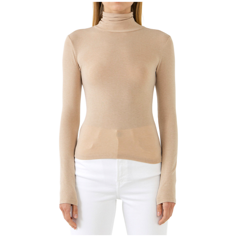 Thin Fine Knit Layering Lane Staple Top