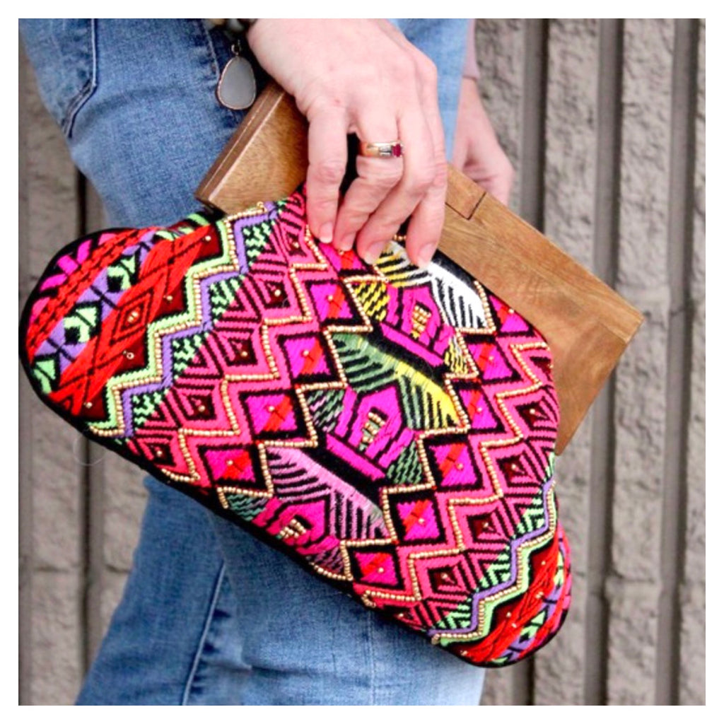 Boho clutch hot sale