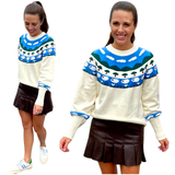 Deep Brown Pleated Vegan Leather Jackie Skirt