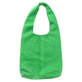 Parakeet Green 🌈 or Metallic Silver Beaded Satchel Bag