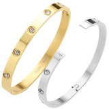 White or Yellow Gold Hinge Bracelets & 18K Gold Filled Hoops