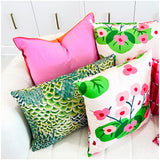 Handmade 16”x24” Artichoke Pattern Pillows
