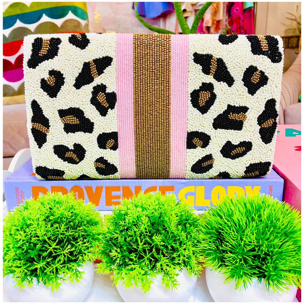Handmade Light or Hot Pink, Turquoise or Red Leopard Bee Bags with ...