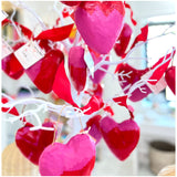 Valentines 5.5” Paper Mache Decoupage, Handmade by Non Profit Employing Special Needs Artisans