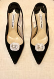 Oval Rhinestone Clip on Shoe Jewelry!