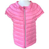 Bubblegum Pink St. Ives Down Vest Jacket with Pockets