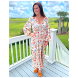 Pink & Orange Floral Gabby Dress