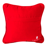 Needlepoint “Love Is Love Is Love” Pillow with Velvet Back