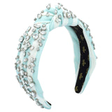 Handmade Metallic Tweed & Pastel Jewel Headbands