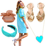 Comfort Foam Tabitha Double Bow Sandals