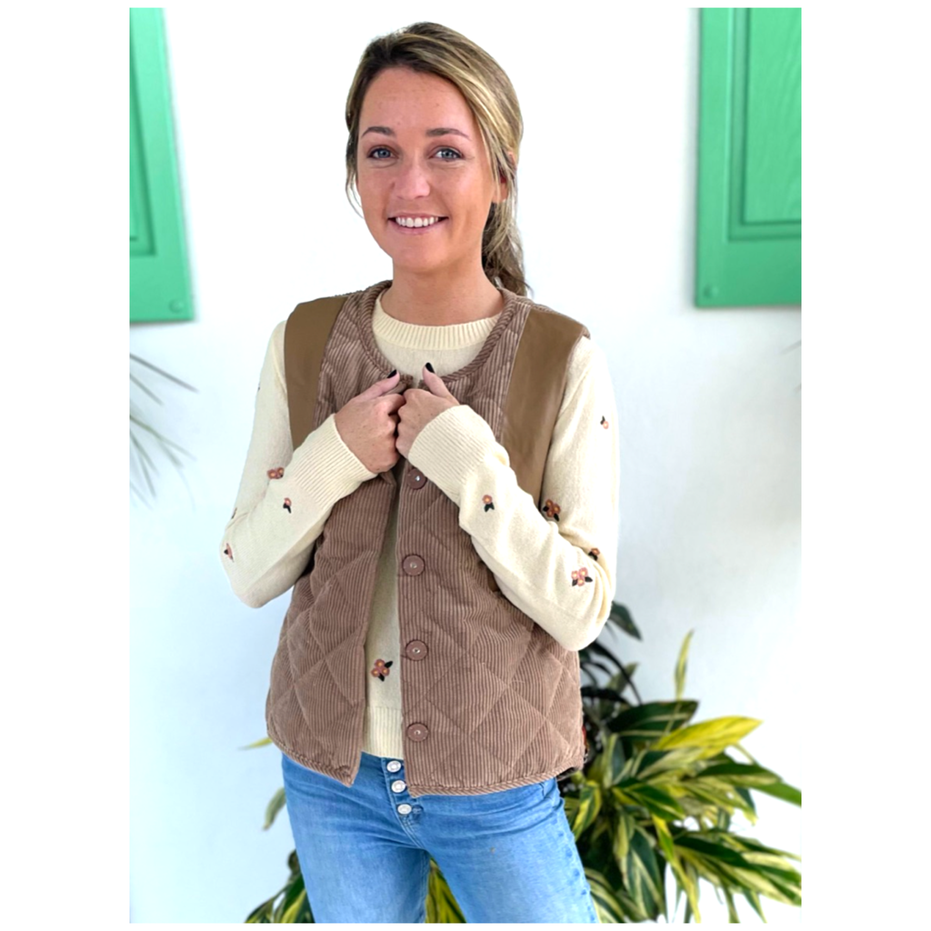 High top low vest