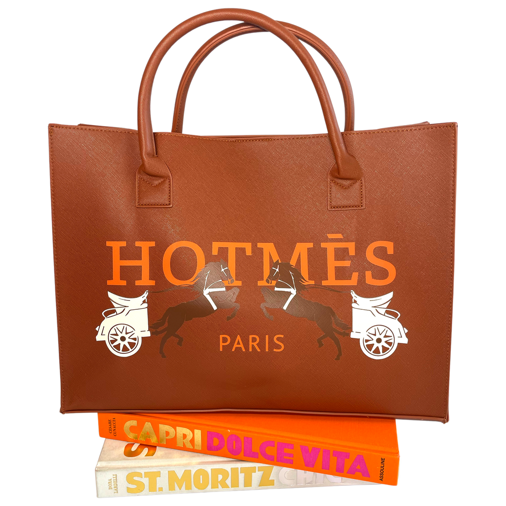 Hotmes & Beverly Hills Vegan Leather 17” Totes - James Ascher