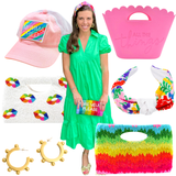 Poplin Seafoam Puff Sleeve Rosie Dress