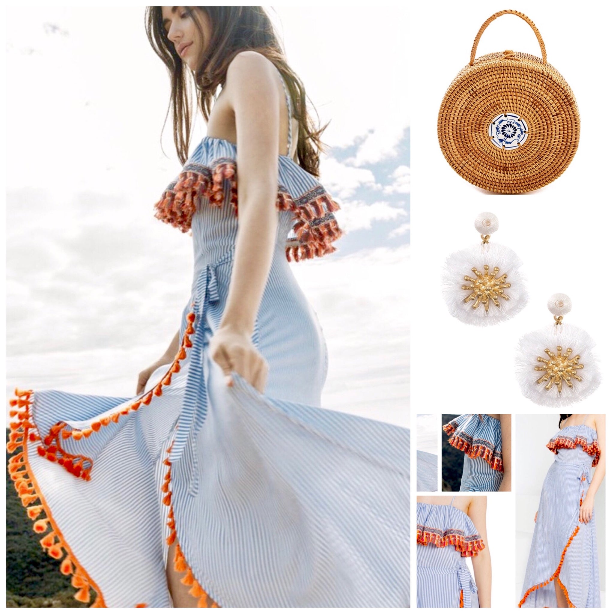 【sheller】2way lace stripe long dress 2way lace stripe long dress – shéller / シェリエ