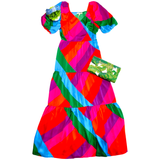Rainbow Stripe San Miguel Dress