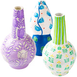 Handmade & Hand Painted Paper Mache Vases