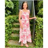 Rose Floral Smocked Monroe Dress