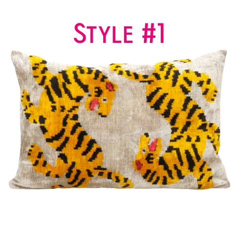 Handmade Silk Velvet 16”x24” Lumbar Pillow Covers