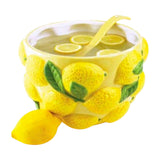 Ceramic Lemon Salt/Pepper Set + Punch Bowl (or Planter!) & Ladle