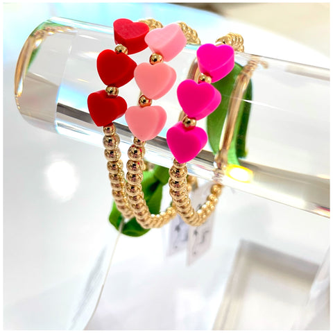 Stretchy Heart Bracelet
