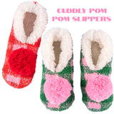 Cuddly Pom Pom Slippers