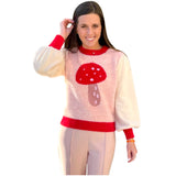 Geraldine Fuzzy Mushroom Sweater