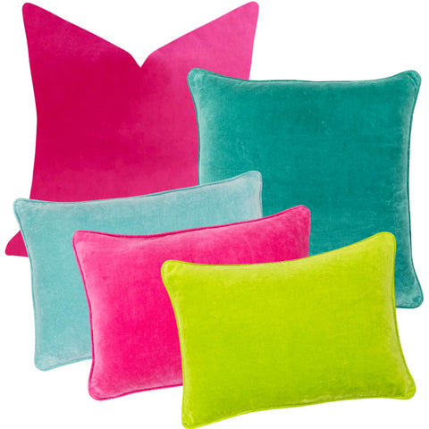 Jewel Tone Velvet Pillows