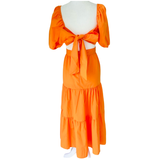 Tangerine Dream Cotton Skirt Set