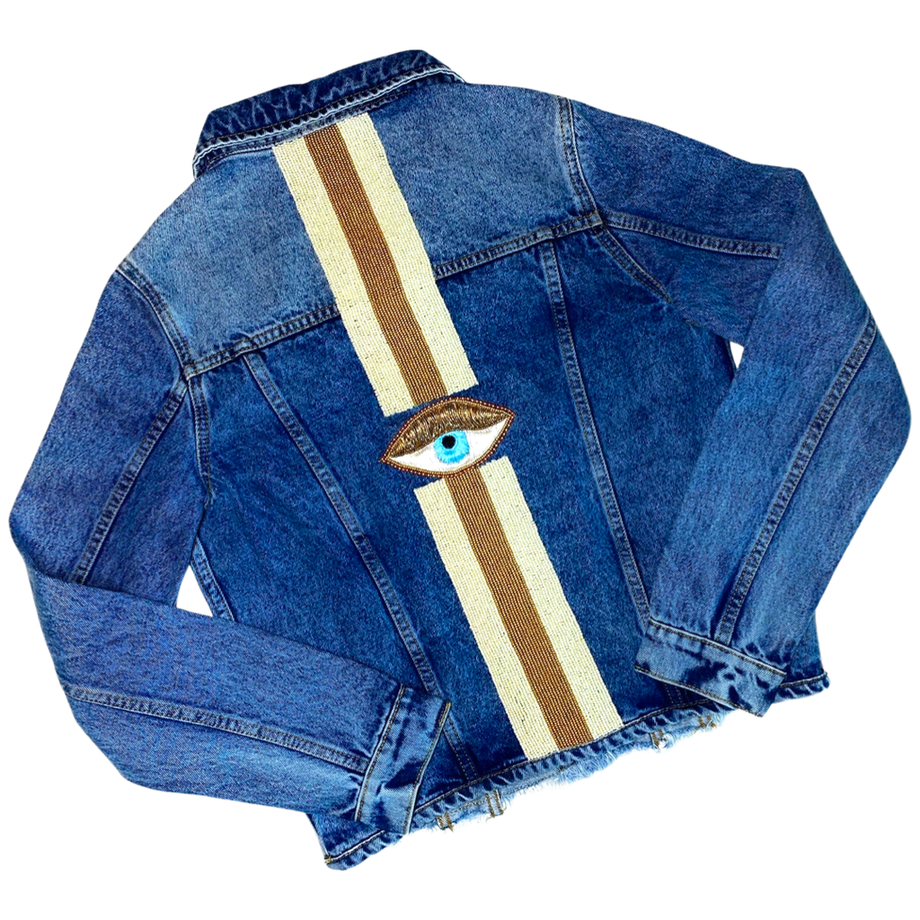 Customized Your Own Hand-painted Denim Unisex Jeans Jacket