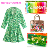 Green on Green Fit & Flare Delic Dress