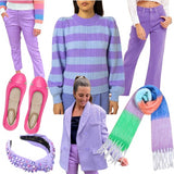 Purple High Waisted Della Jeans