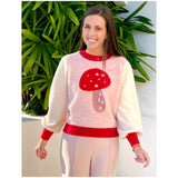 Geraldine Fuzzy Mushroom Sweater