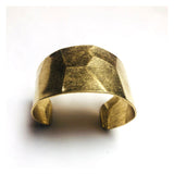 Matte Gold OR Silver Geometric Cuff Bracelet