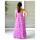 Sundress Metallic Guadelupe Pacific Lavender Dress