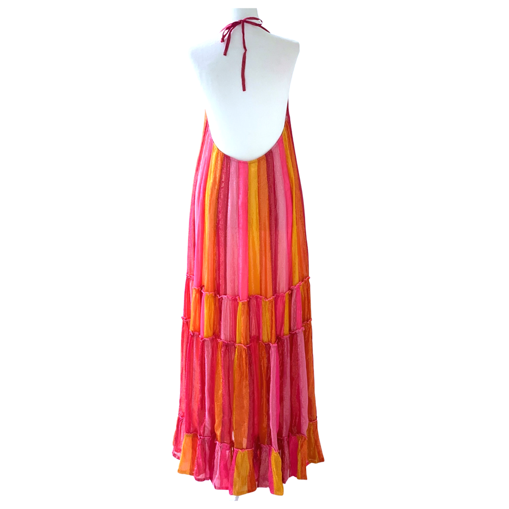 Sundress Allover Metallic Rainbow Colette Dress - James Ascher Sundress Allover Metallic Rainbow Colette Dress - James Ascher
