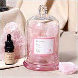 Rose Quartz & Snow Quartz Healing Gemstone Diffusers