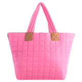 Pink Nylon Ezra Bag with Detachable Strap