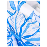 Blue Floral Tiered Hem Sanibel Dress