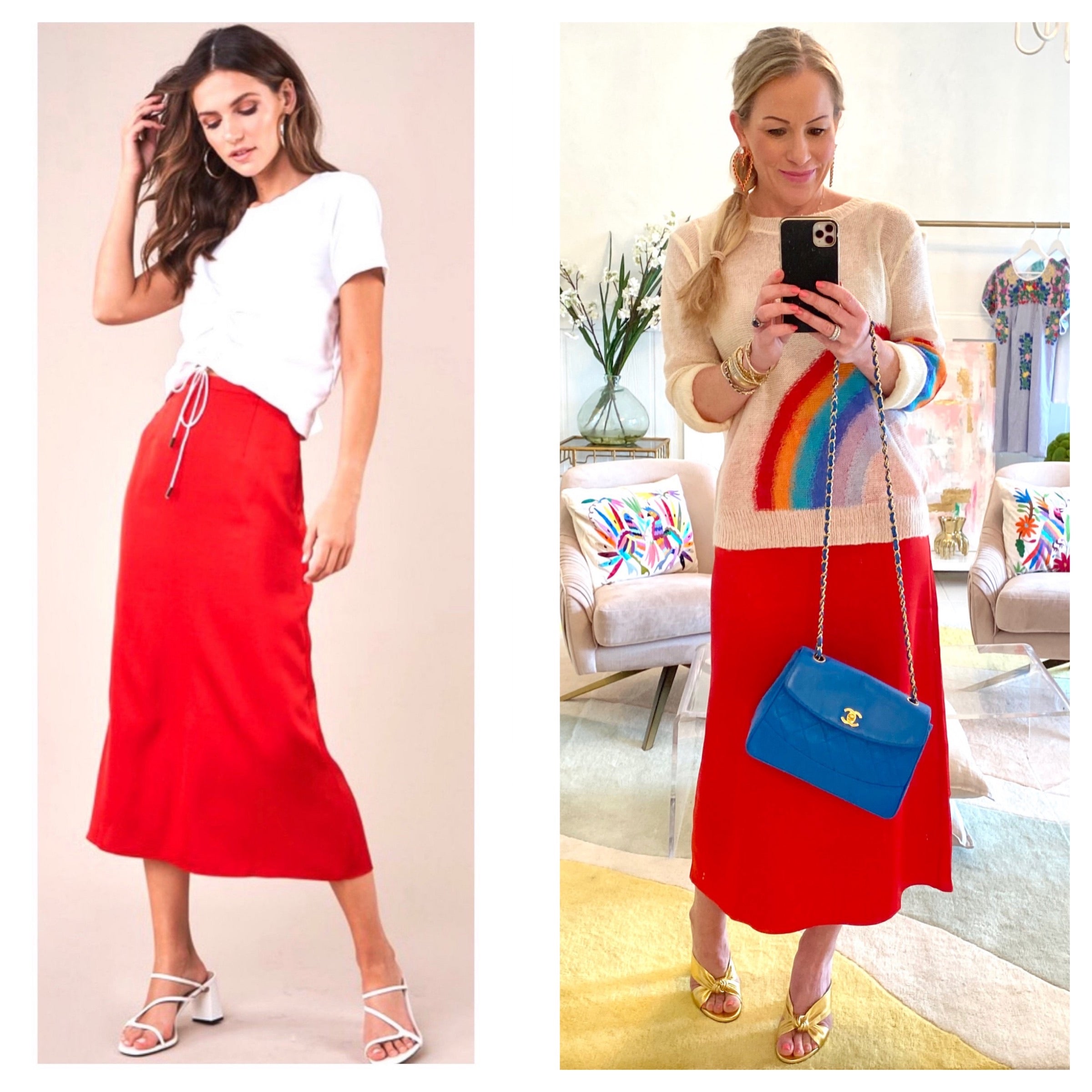 スカート thered thread S strap balloon skirt THEREDTHREAD】S strap balloon skirt
