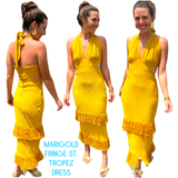 Marigold Fringe Moritz Dress