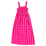 Fuchsia & Pink Bubble Dot Smocked Mallorca Dress