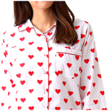 Valentine Hearts Organic Cotton Pajama Set