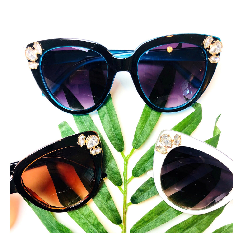 Embellished sunglasses outlet