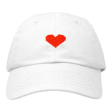 Pixilated Heart Valentines Hats